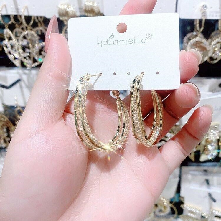 🔥Fashion Oval Earrings